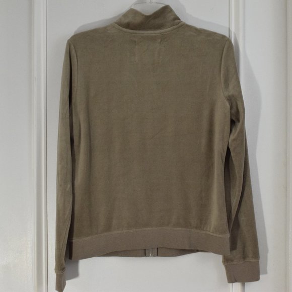 Victoria Secret Velour Jacket Women Medium Zip Up - Picture 2 of 16